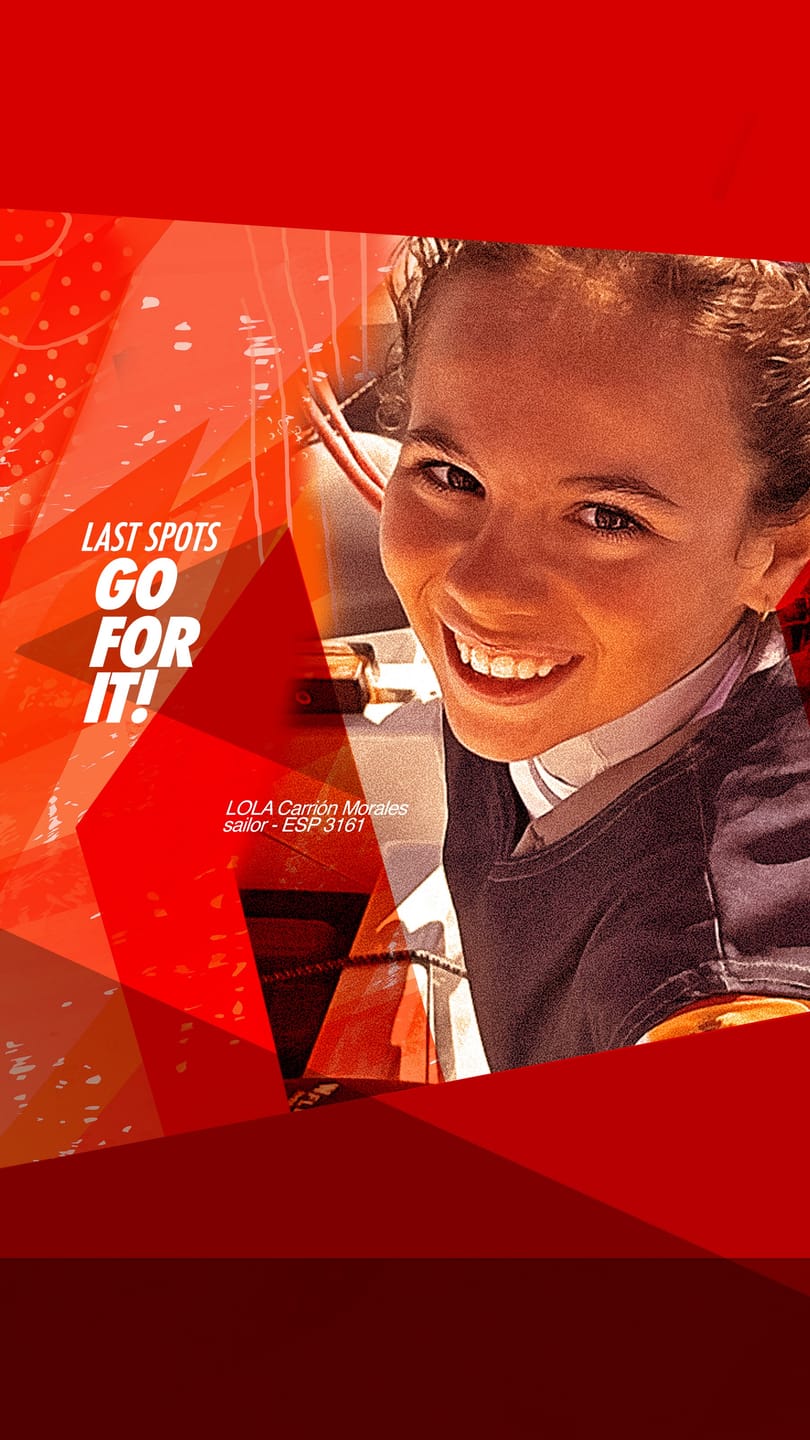 Lola Carrión Morales — sailor ESP 3161 — Last spots, go for it
